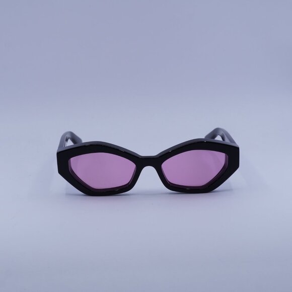 Off-White OERI144 HILO 1030 Sunglasses Black Cat Eye Frame, Pink Lenses - Picture 3 of 10